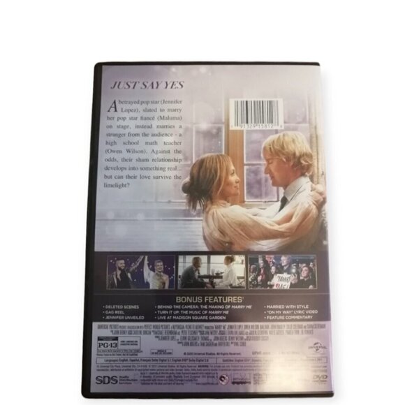 Marry Me 2022 DVD Jennifer Lopez Owen Wilson Maluma Romantic Comedy Movie - Picture 3 of 4